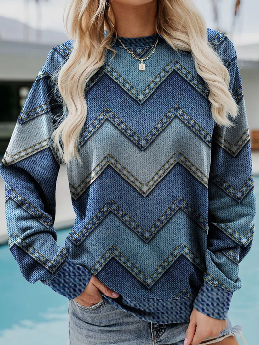 EVA - GEOMETRIC SWEATSHIRT