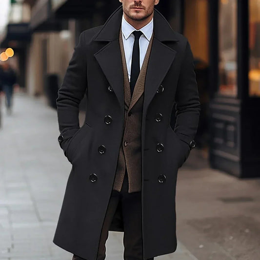 DARREN - CLASSIC MENS TRENCH COAT